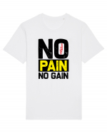 No Pain No Gain Tricou mânecă scurtă Unisex Rocker