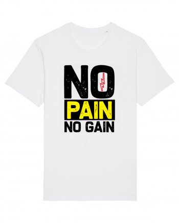 No Pain No Gain White