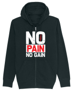 No Pain No Gain Hanorac cu fermoar Unisex Connector