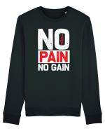 No Pain No Gain Bluză mânecă lungă Unisex Rise