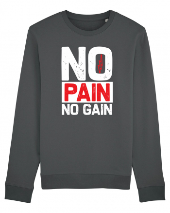 No Pain No Gain Anthracite