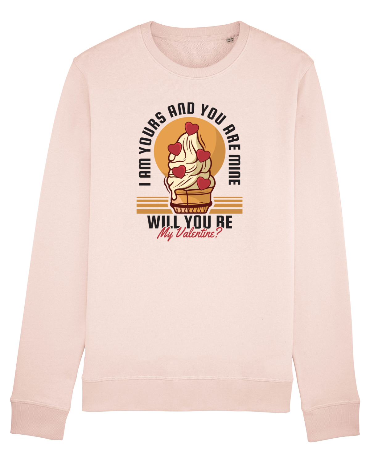 Bluză mânecă lungă Unisex Rise Candy Pink