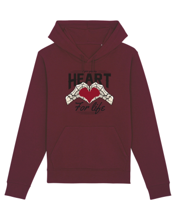 De ziua îndrăgostiților - I give you my heart for life Burgundy