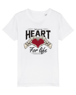 De ziua îndrăgostiților - I give you my heart for life Tricou mânecă scurtă  Copii Mini Creator