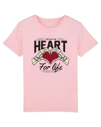 De ziua îndrăgostiților - I give you my heart for life Cotton Pink