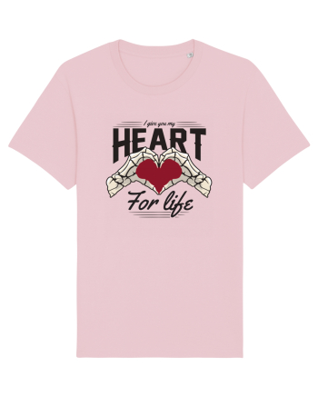 De ziua îndrăgostiților - I give you my heart for life Cotton Pink