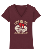 De ziua îndrăgostiților - I love you still and always will Tricou mânecă scurtă guler V Damă Evoker