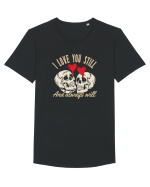 De ziua îndrăgostiților - I love you still and always will Tricou mânecă scurtă guler larg Bărbat Skater