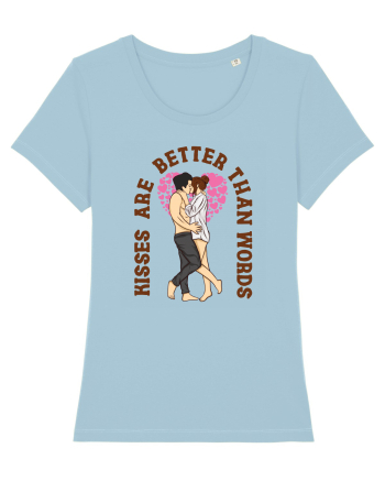 De ziua îndrăgostiților - Kisses are better than words Sky Blue
