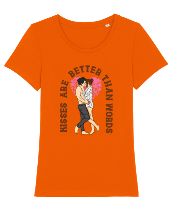 De ziua îndrăgostiților - Kisses are better than words Bright Orange