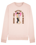 De ziua îndrăgostiților - Kisses are better than words Bluză mânecă lungă Unisex Rise