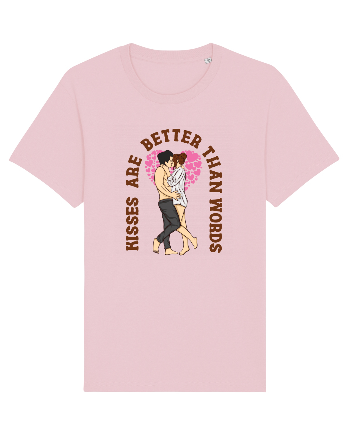 Tricou mânecă scurtă Unisex Rocker Cotton Pink
