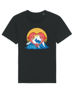 De ziua îndrăgostiților - Kissing in the sunset Tricou mânecă scurtă Unisex Rocker