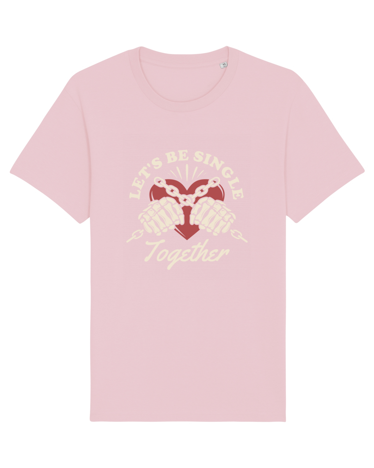 Tricou mânecă scurtă Unisex Rocker Cotton Pink