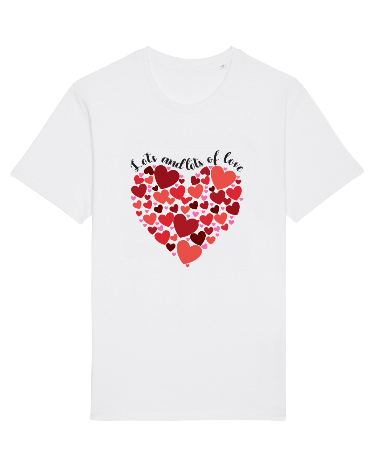 Tricou mânecă scurtă Unisex Rocker White