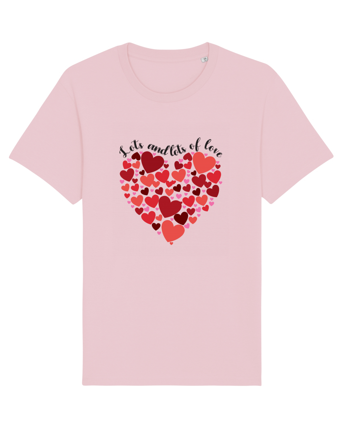 Tricou mânecă scurtă Unisex Rocker Cotton Pink