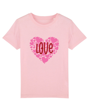 De ziua îndrăgostiților - Lots of love Cotton Pink