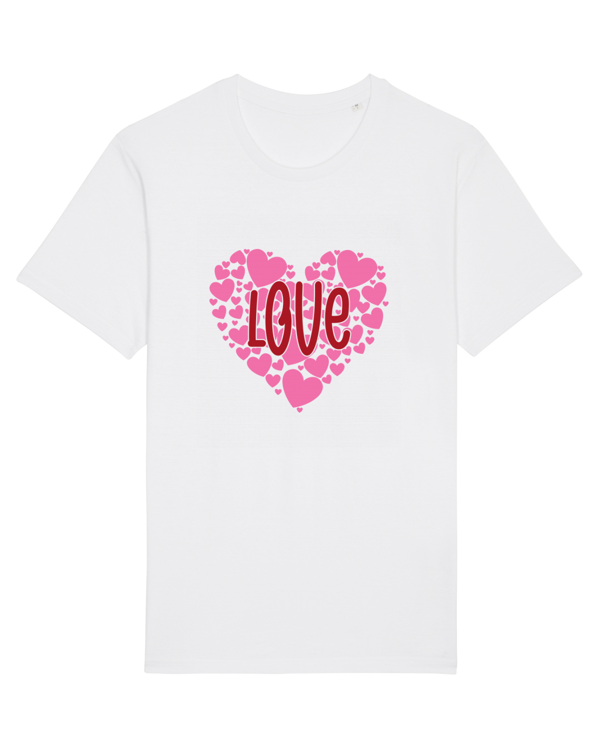 Tricou mânecă scurtă Unisex Rocker White