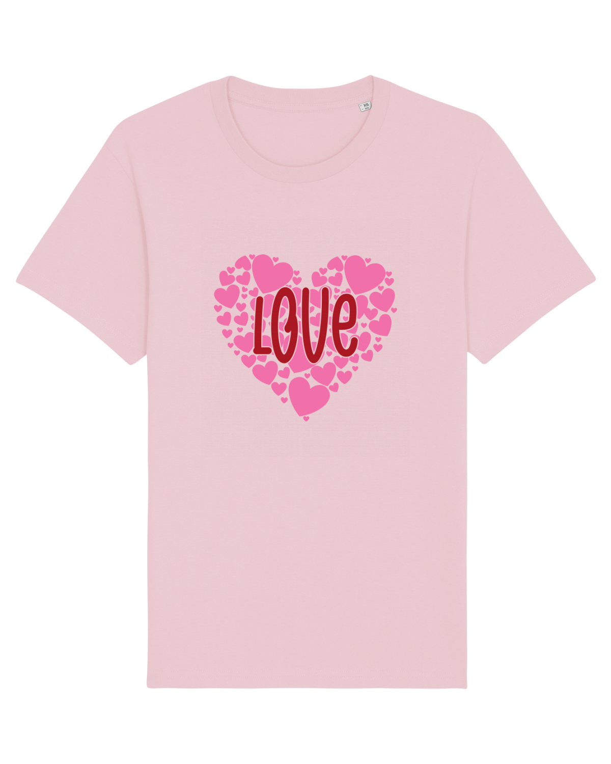 Tricou mânecă scurtă Unisex Rocker Cotton Pink