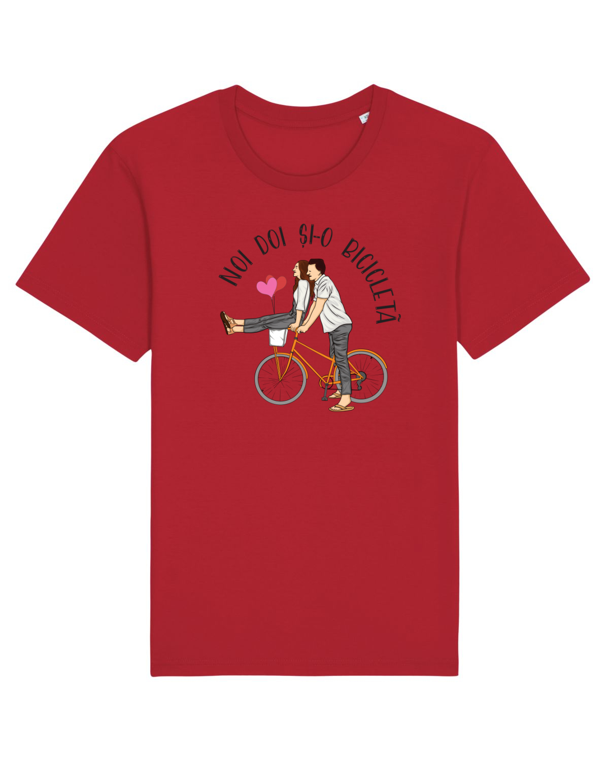 Tricou mânecă scurtă Unisex Rocker Red