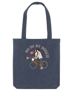Pentru cupluri - Noi doi și o bicicletă Sacoșă textilă