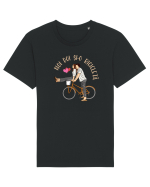 Pentru cupluri - Noi doi și o bicicletă Tricou mânecă scurtă Unisex Rocker