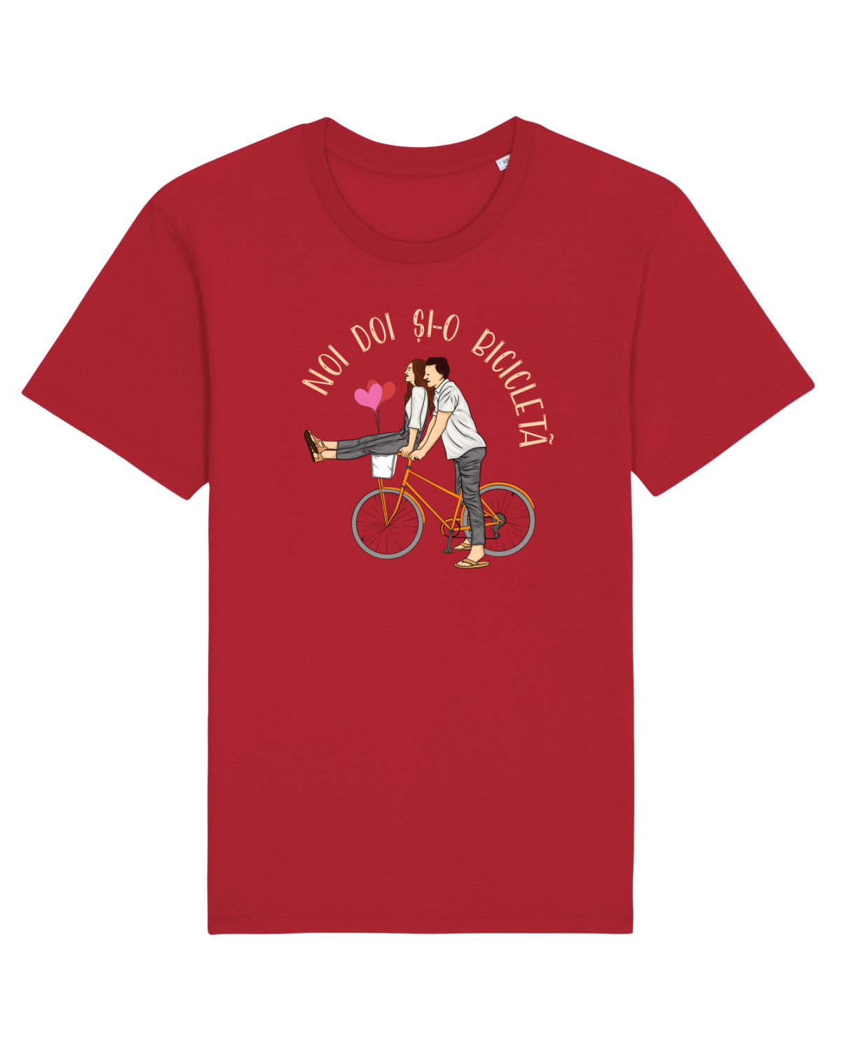 Tricou mânecă scurtă Unisex Rocker Red