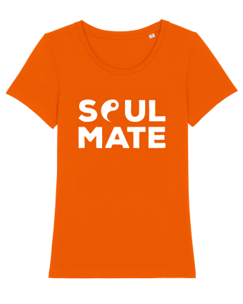 Pentru cupluri - Soulmate yang - YinYang1 Bright Orange