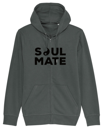 Pentru cupluri - Soulmate yin - YinYang2 Anthracite
