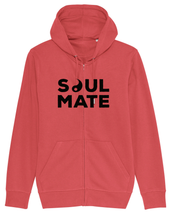 Pentru cupluri - Soulmate yin - YinYang2 Carmine Red