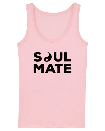 Pentru cupluri - Soulmate yin - YinYang2 Cotton Pink