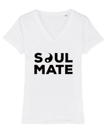 Pentru cupluri - Soulmate yin - YinYang2 White
