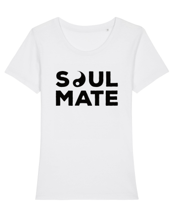 Pentru cupluri - Soulmate yin - YinYang2 White