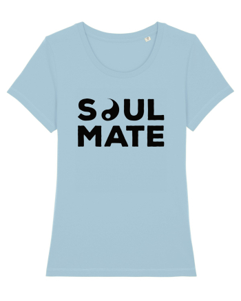 Pentru cupluri - Soulmate yin - YinYang2 Sky Blue