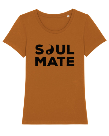 Pentru cupluri - Soulmate yin - YinYang2 Roasted Orange