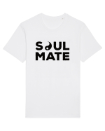 Pentru cupluri - Soulmate yin - YinYang2 Tricou mânecă scurtă Unisex Rocker