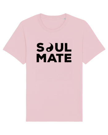 Pentru cupluri - Soulmate yin - YinYang2 Cotton Pink