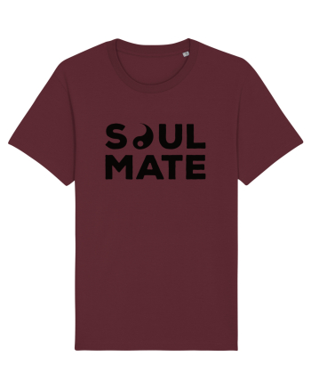 Pentru cupluri - Soulmate yin - YinYang2 Burgundy