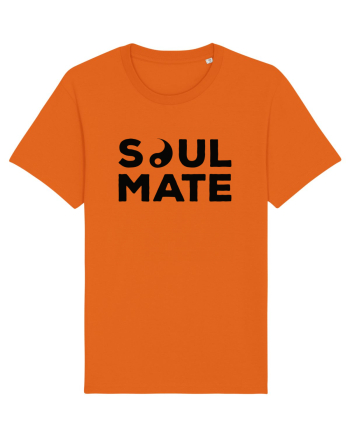 Pentru cupluri - Soulmate yin - YinYang2 Bright Orange