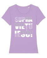 Supraviețuiesc Tricou mânecă scurtă guler larg fitted Damă Expresser