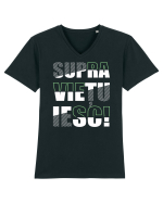 Supraviețuiesc Tricou mânecă scurtă guler V Bărbat Presenter