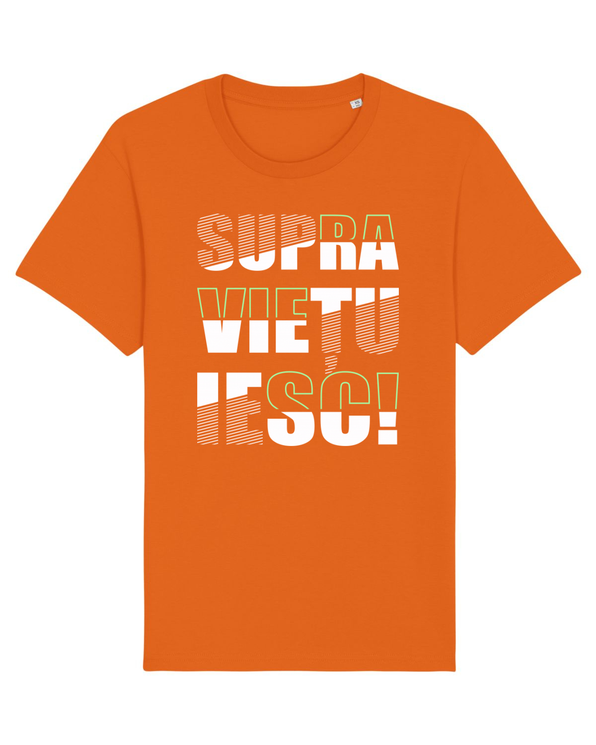 Tricou mânecă scurtă Unisex Rocker Bright Orange