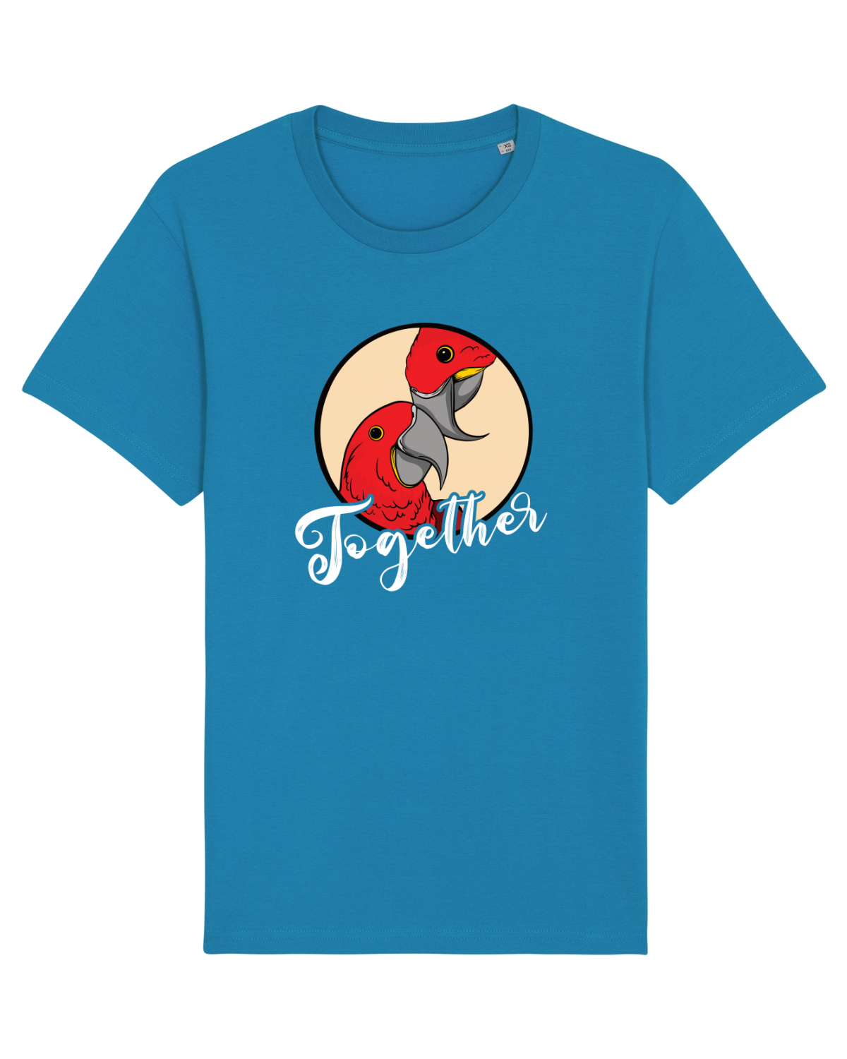 Tricou mânecă scurtă Unisex Rocker Azur