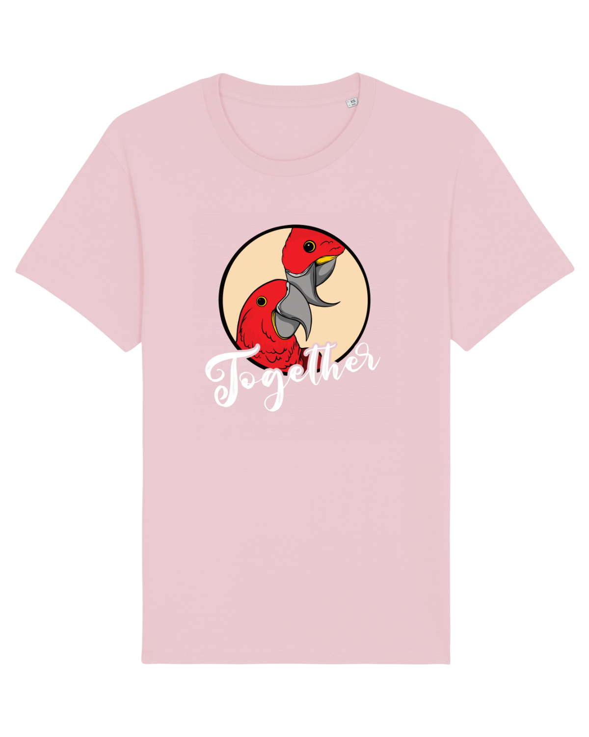 Tricou mânecă scurtă Unisex Rocker Cotton Pink