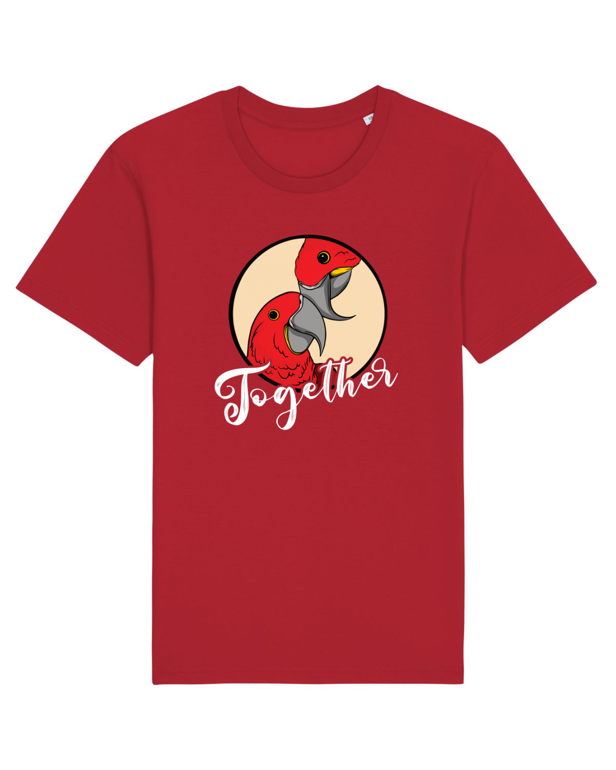 Tricou mânecă scurtă Unisex Rocker Red