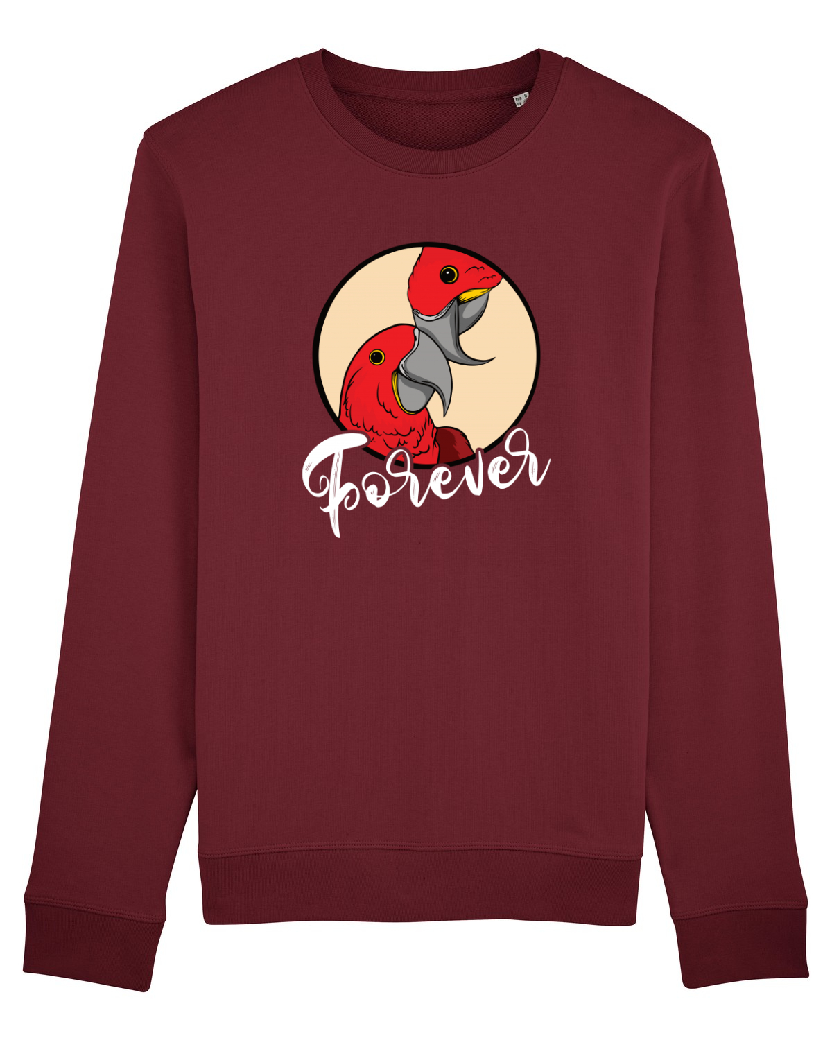 Bluză mânecă lungă Unisex Rise Burgundy
