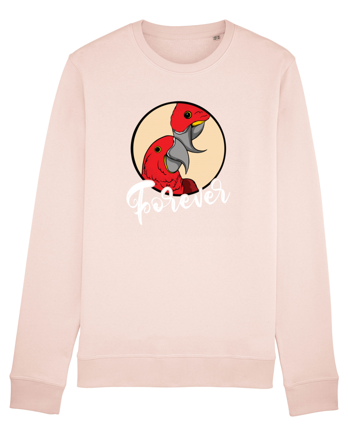 Bluză mânecă lungă Unisex Rise Candy Pink