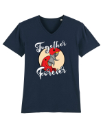 De ziua îndrăgostiților - Together forever Tricou mânecă scurtă guler V Bărbat Presenter
