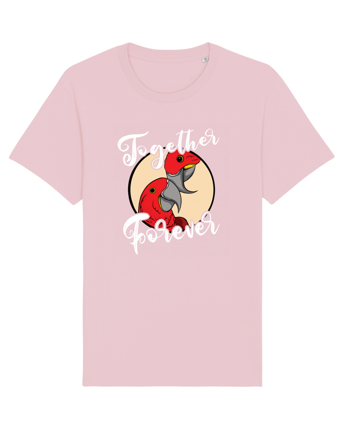 Tricou mânecă scurtă Unisex Rocker Cotton Pink