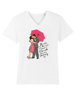 De ziua îndrăgostiților - You are the one I want to be with Tricou mânecă scurtă guler V Bărbat Presenter